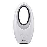 ARDES AR5BL1 Muna Bladeless - Ventilador Sin Aspas Potente y Silencioso, con Telemando, Luz Nocturna Led, Mandos Táctiles y Temporizador