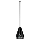 Cecotec Ventilador de Torre sin Aspas con Mando a Distancia y Temporizador EnergySilence 9900 Skyline Bladeless Black. 26 W, 38" (96 cm) de Altura, Motor de Cobre, 9 Velocidades, Negro